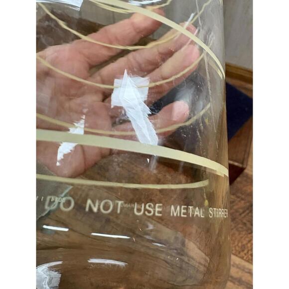 Vintage Pyrex 8014 1.5L 40oz 1 ½ QT Clear Water Juice Carafe Pitcher - With Lid - Picture 9 of 14